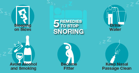 5 Remedies To Stop Snoring